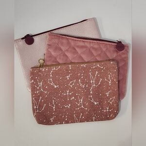 Pink Celestial Theme Ipsy Makeup Bag Bundle